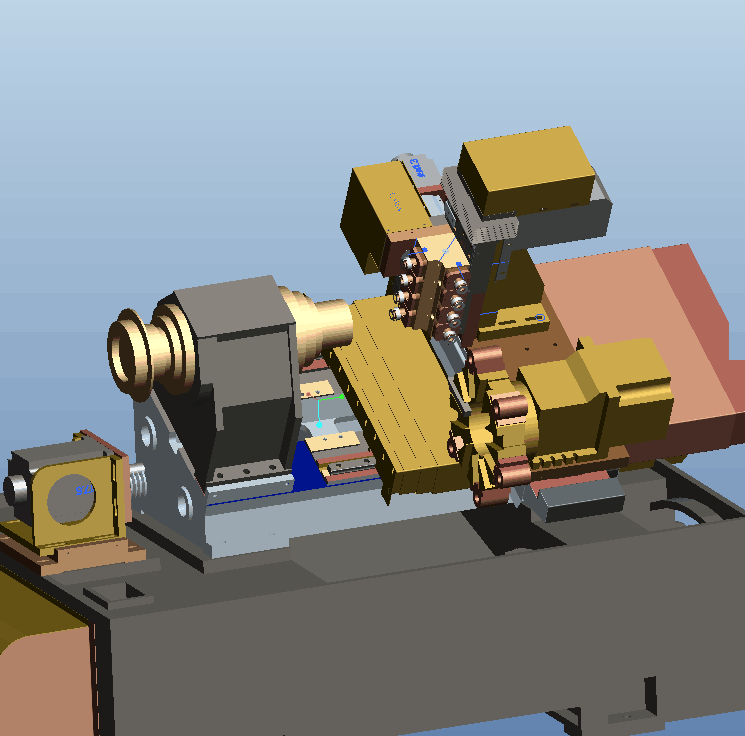 車銑機結構圖NO2