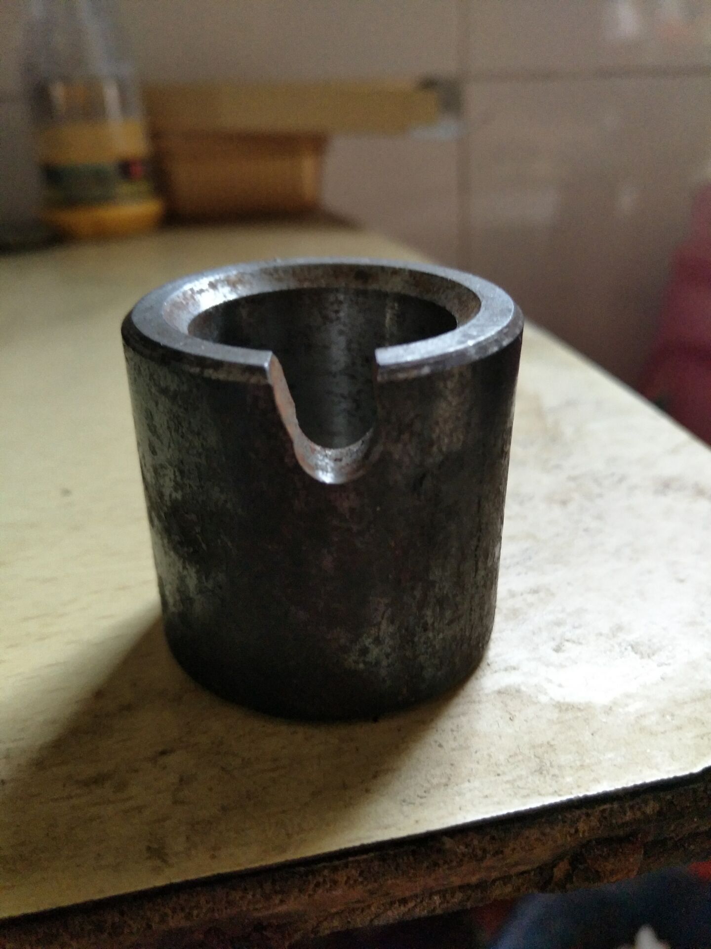 采用CKX6146C-Ｙ（排（pái）刀帶Y軸車銑（xǐ）複合機）免費幫南海陳祥明老板製作車屑件樣品的樣品