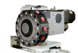 采用台灣六鑫八工（gōng）位液壓旋轉刀塔，定位精度高、故障率低、換刀快，就（jiù）近換刀。