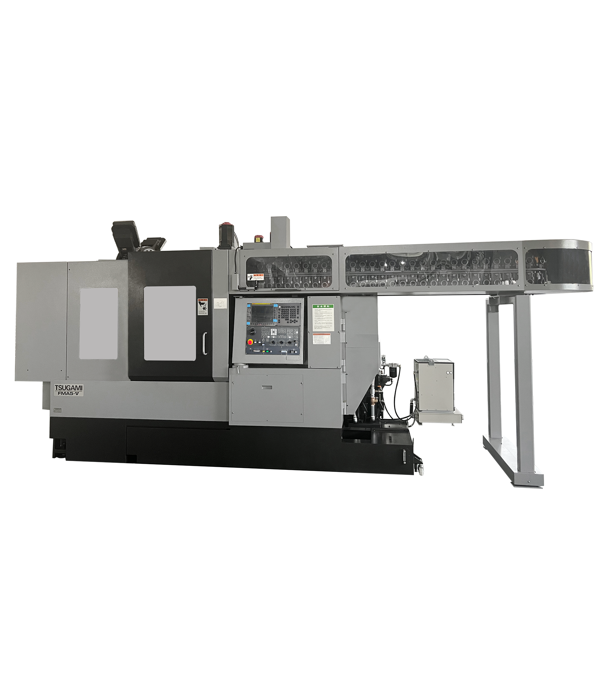 CNC臥式加工中心FMA5-Ⅴ（品牌：日本津上） 機床結構主圖與結構圖