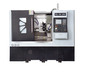 kel-Ym-10SY CNC雙主軸單動力（lì）刀塔車銑複合（hé）數控車